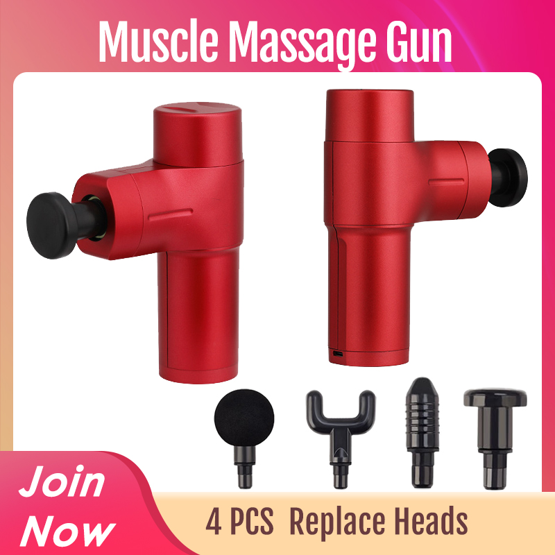 

Massage Gun Muscle Massager For Neck And Back Mini Massage Pistol For Body Electric Massage Machine After Fitness 2021 New