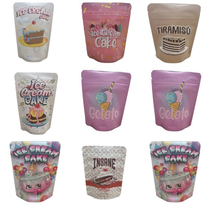 

Smell Proof Resealable Bag Runtz Mylar Bags 3.5 Jokes Up Gelato Packaging 3.5g 7 Gram 7g Ice Cream Cake Gorilla Glue jllTCN