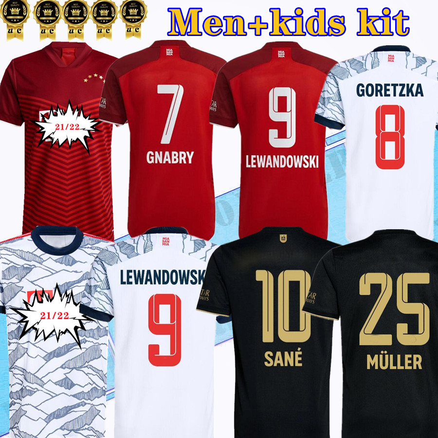 

2021 2022 PAVARD DAJAKU Soccer Jerseys men LEWANDOWSKI SANE muNich KIMMICH COMAN MULLER DAVIES jersey HERNANDEZ 21 22 Kids kit Football shirt uniforms, Kids kit home