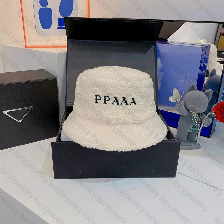 

Designer Bucket Hat Ball Caps Warm Plush Hats for Man Woman Cap 4 Color Top Quality, C1