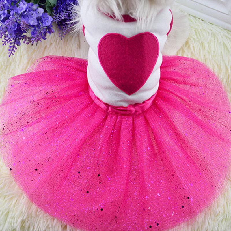 

Dog Apparel Pet Puppy Cat Lace Skirt Princess Tutu Dress Summer Clothes