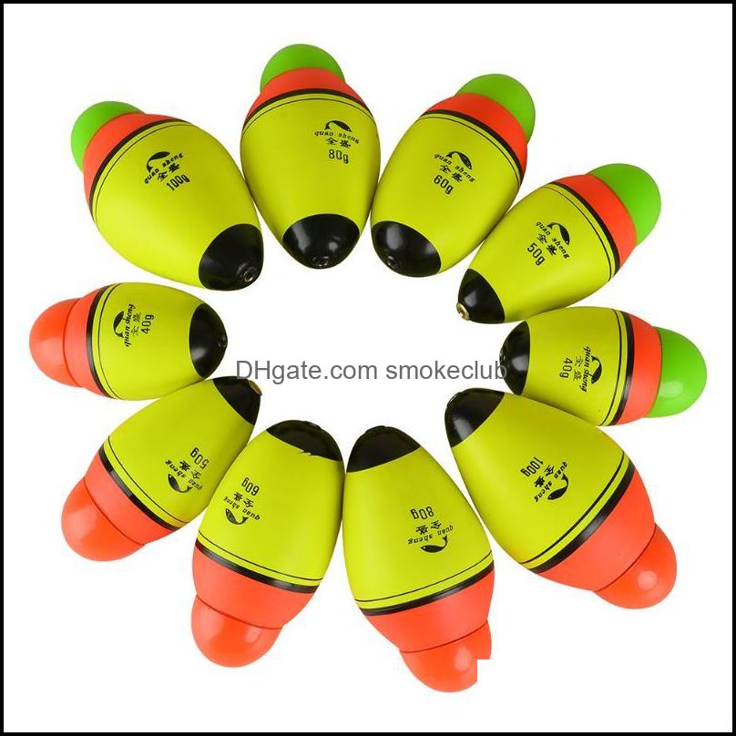 

Sports & Outdoors Fishing Aessories 1Pc Luminous Floating 40G-100G Foam Float Red Green Led Night Electronic Head Anti-Collision Light Bobbe