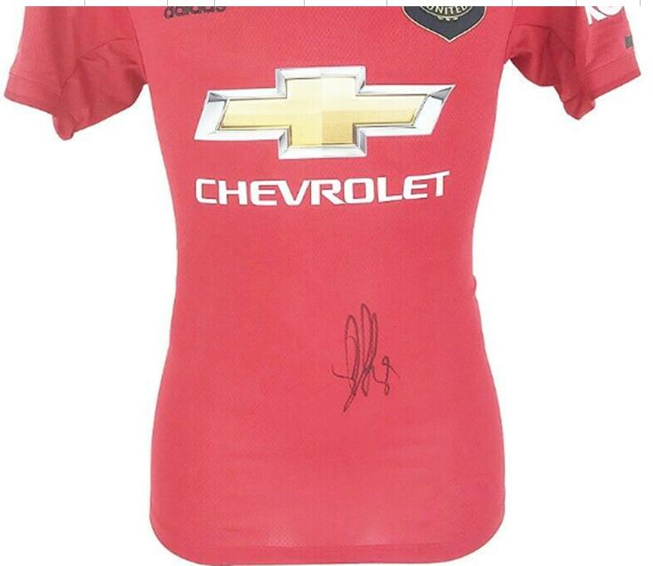 

McTominay Signed Autograph Autographed auto jersey shirts, Beige