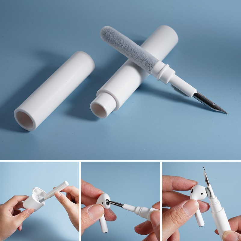 

Bluetooth Earbud Cleaning Brush Kit Washing Anti-clogging Anti-Dust Gadgets For Airpods Wireless Earphones Charging Box Phone