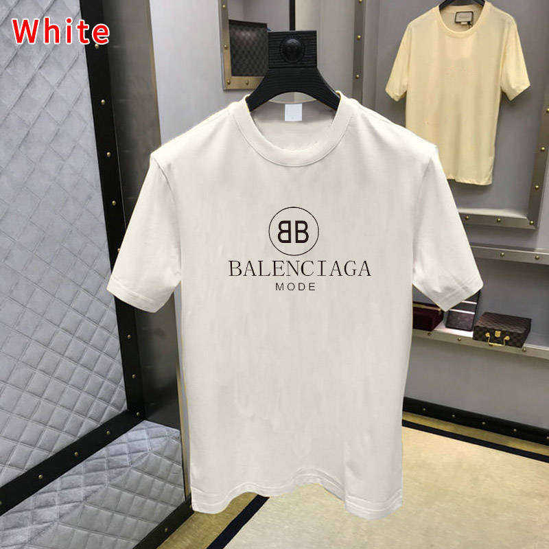 

Mens Designer T Shirt Luxury Stylist Tees Fashion Men Printing Short Sleeves 2021 Summer Trendy Women T-shirt 2 colors Wholesale, White;black
