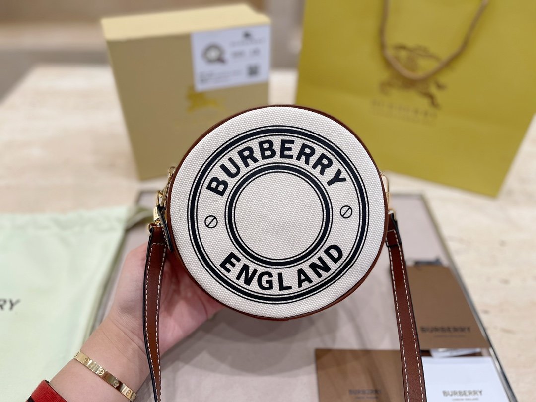 

Women Luxury Canvas small round package Bag Cross-body classic outdoor charms withboxs