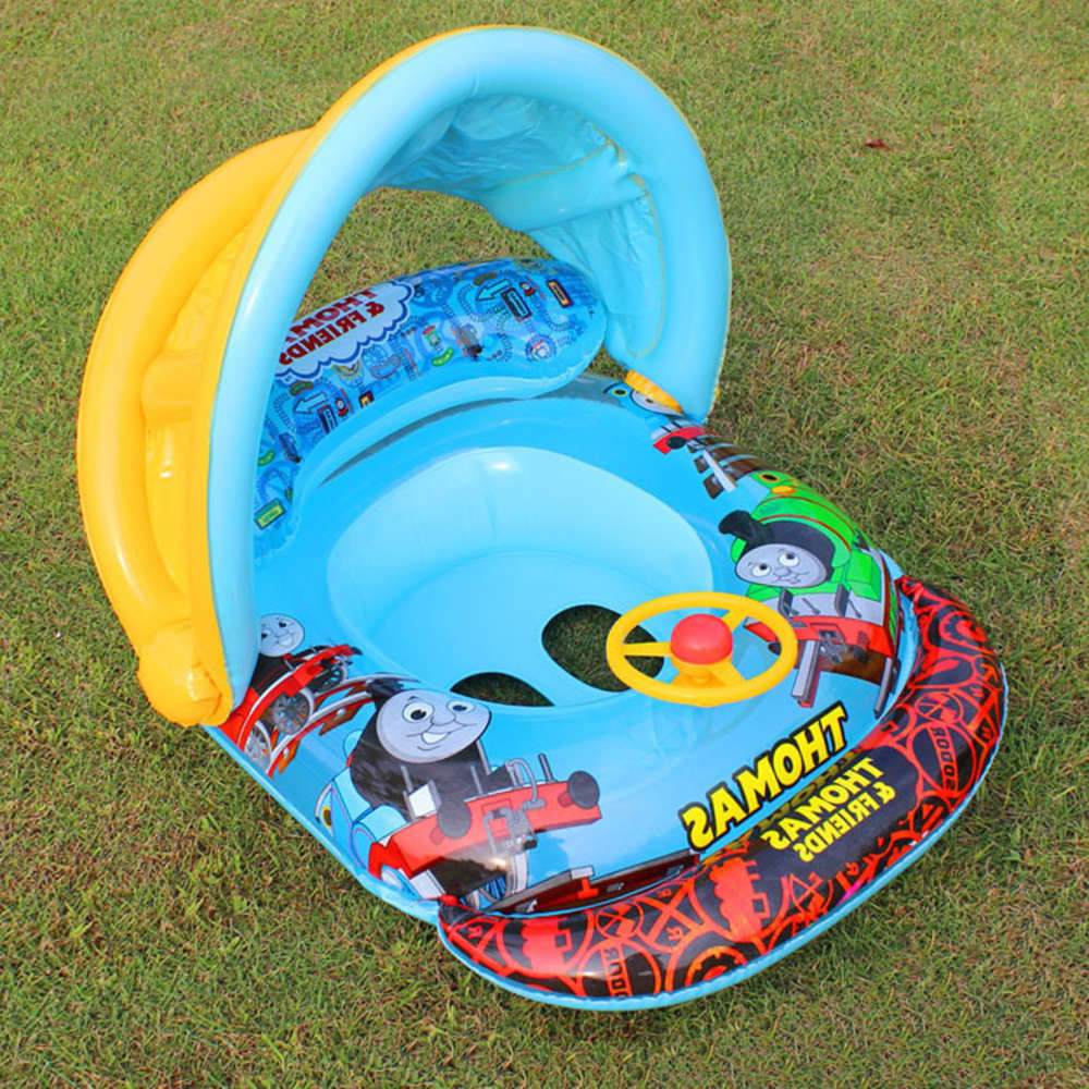 

Swimming ring ABC cartoon children's sitting AIDS sunshade rowing baby swimming armpit circle
