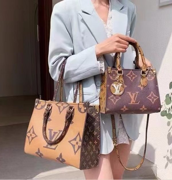 

VintageLVLouisVitton Wallets Onthego Totes Luxurys Designers Crossbody Shopping Bags Handbags Purses Women Fashion Vutton Shoulder Messenger Bag, Add box
