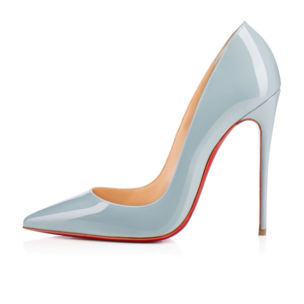 

Classic Name Brands Women Shoes So-Kate pump Red Soles High Heels Pigalle Genuine patent leather Sexy Lady Wedding Party Dress, Black