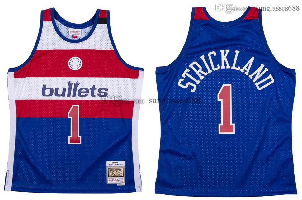 

Stitched Rod Strickland Jersey S-6XL Mitchell & Ness 1996-97 Mesh Hardwoods Classics retro basketball jerseys Men Women Youth