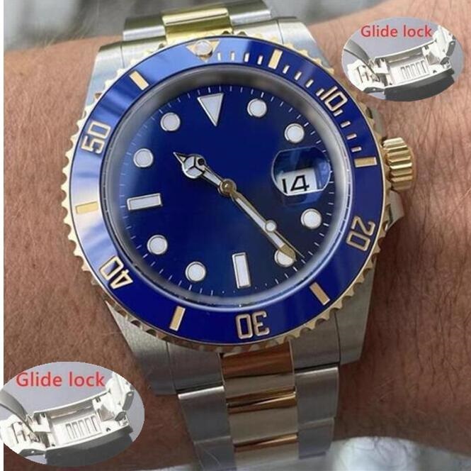 

Glide Lock Mens Automatic Mechanical Watch Men Watches 40mm Stainless Steel Sapphire WristWatches Super Luminous Fashion Casual Wristwatch Montre De Luxe, Extra shipping;not watches