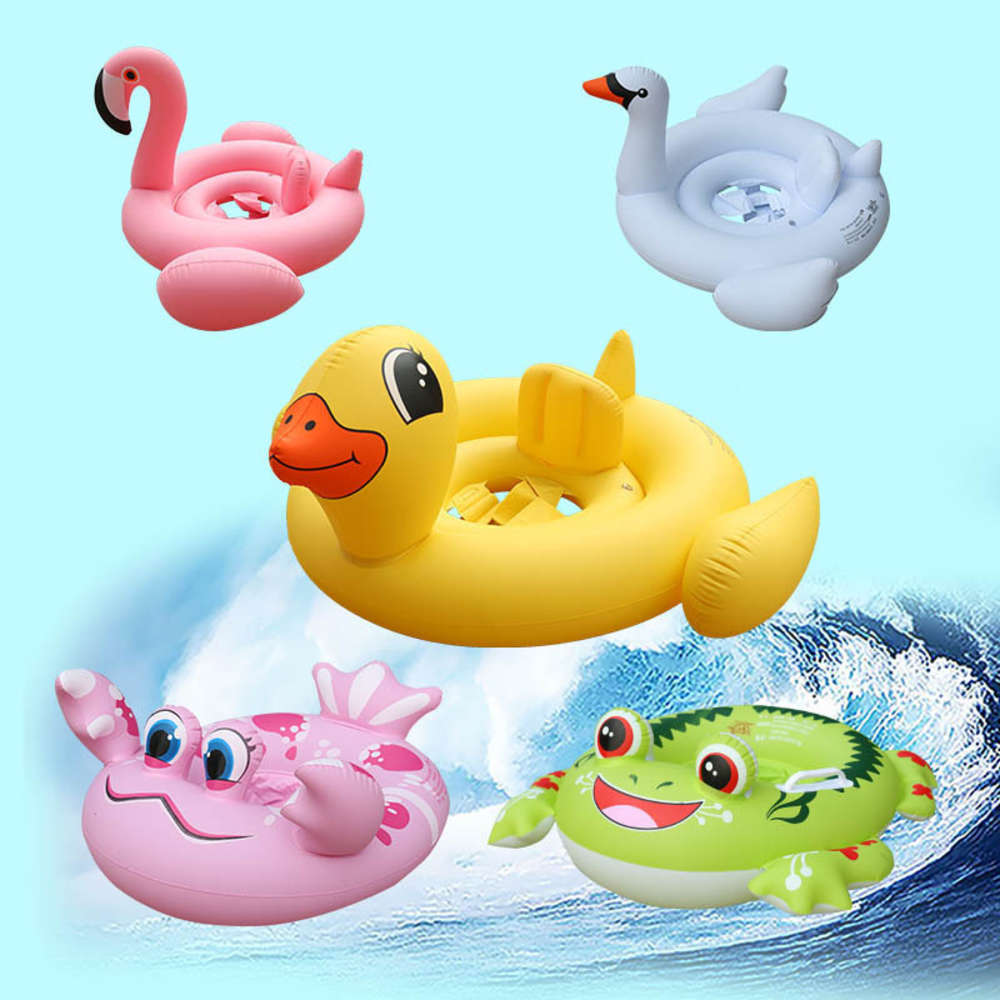 

Swimming ring inflatable Flamingo life buoy children's riding Baby seat ring problems can be replaced, do not bear the freight