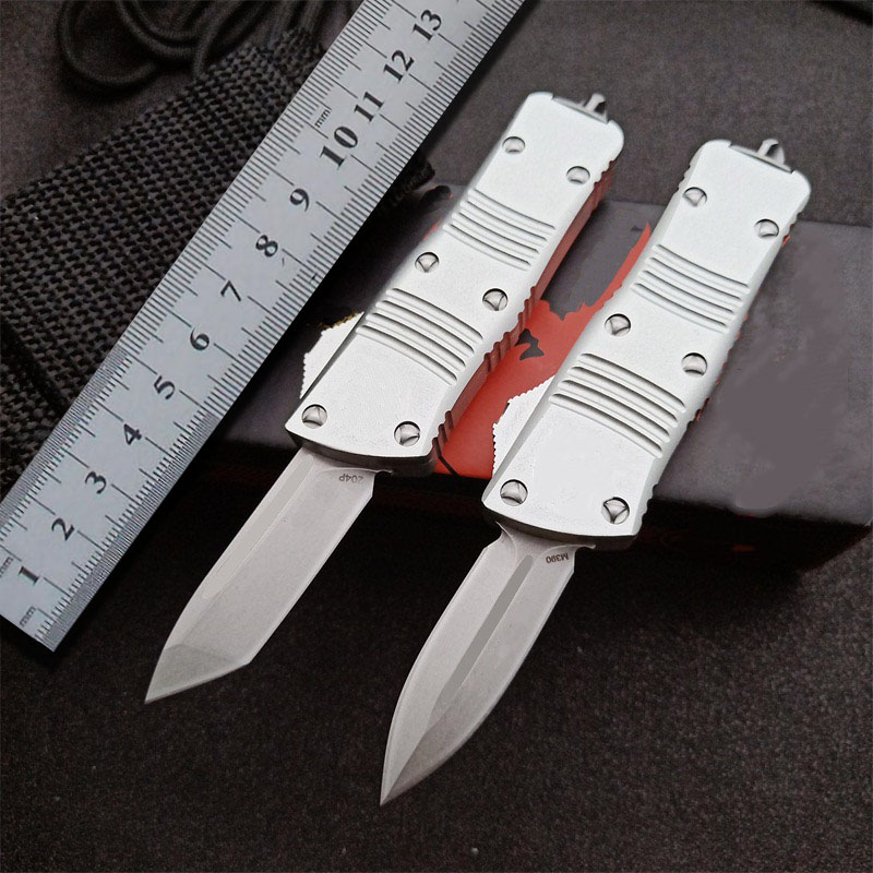 

Micmt Mini UT121 Combat Dragon Automatic Knife Out Of Front Fast Open Exocet 150-10 Hunting Self Defense Auto Knives UT85 C07 Italian style Infidel Mafia Godfather 920