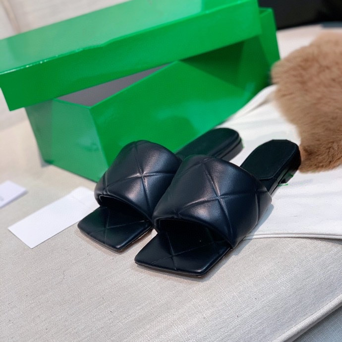

2021 womens Slippers slides slipper Summer Sexy Sandals luxurys designers real leather platform sandal Flats fashion Ladies Beach, Shoebox is not sold separately