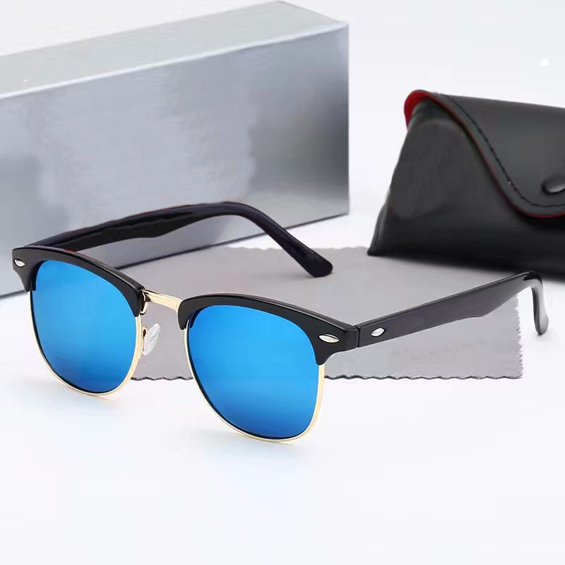 

Ray 3016 2020 Brand design Sunglasses women men Brand designer Good Quality Fashion metal Oversized sunglasses vintage female male UV400
