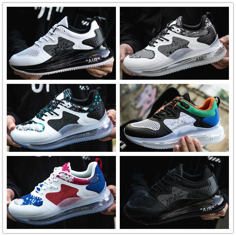 

720S Running Shoes Men Women Sneakers MX 720s Cool Grey Triple Black White Sunrise Sunset Volt Be True Pride Mens Trainers Sports, Bubble wrap packaging