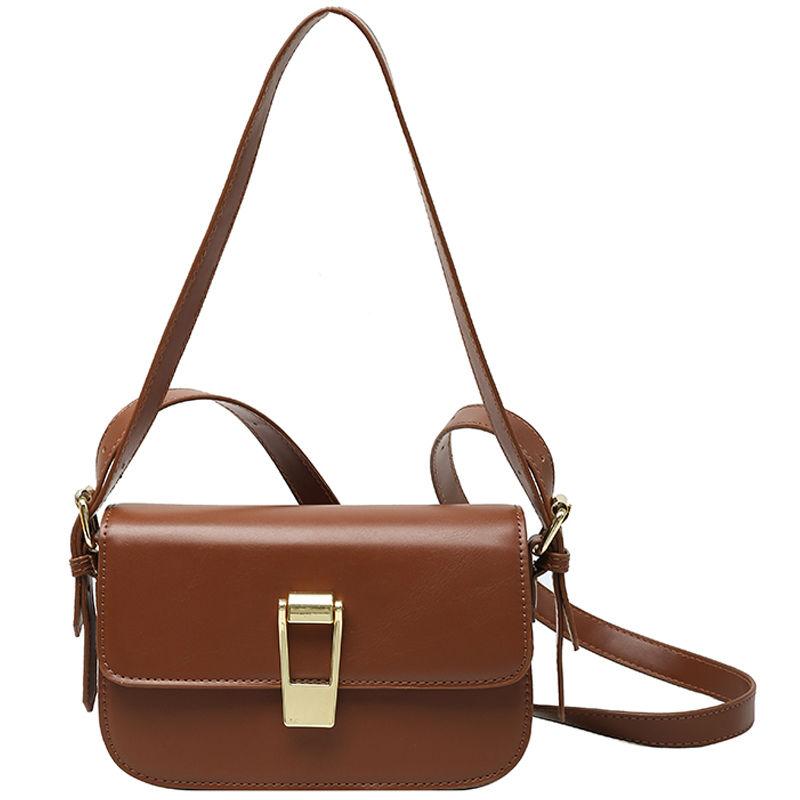 

Evening Bags Shoulder Bag Women's Autumn And Winter Retro Messenger High-quality One-shoulder Armpit Small Square 2021, 21x14x7cm