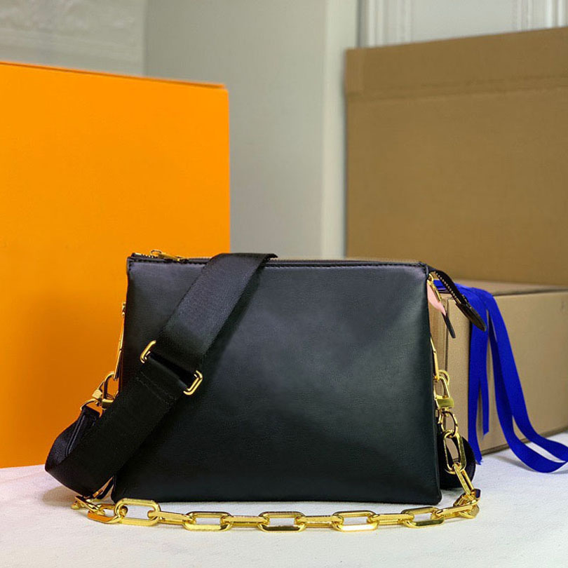 

M57783 M57782 COUSSIN medium handbag women chain bag fashion designers purses womens leather embossing totes shoulderstrap removable shoulder bags, Box