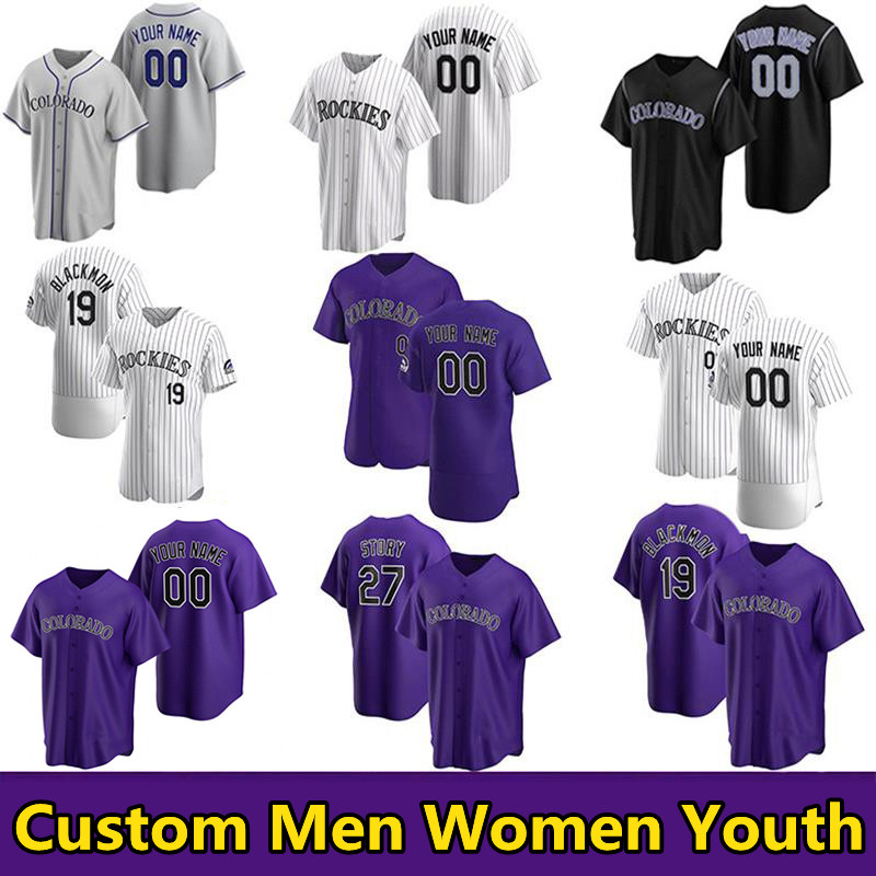 

Colorado Custom Rockies Charlie Blackmon Baseball Jerseys Trevor Story C.J. Cron Garrett Hampson Ryan McMahon Sam Hilliard Brendan Rodgers Elias Diaz Player jersey, Youth color 1