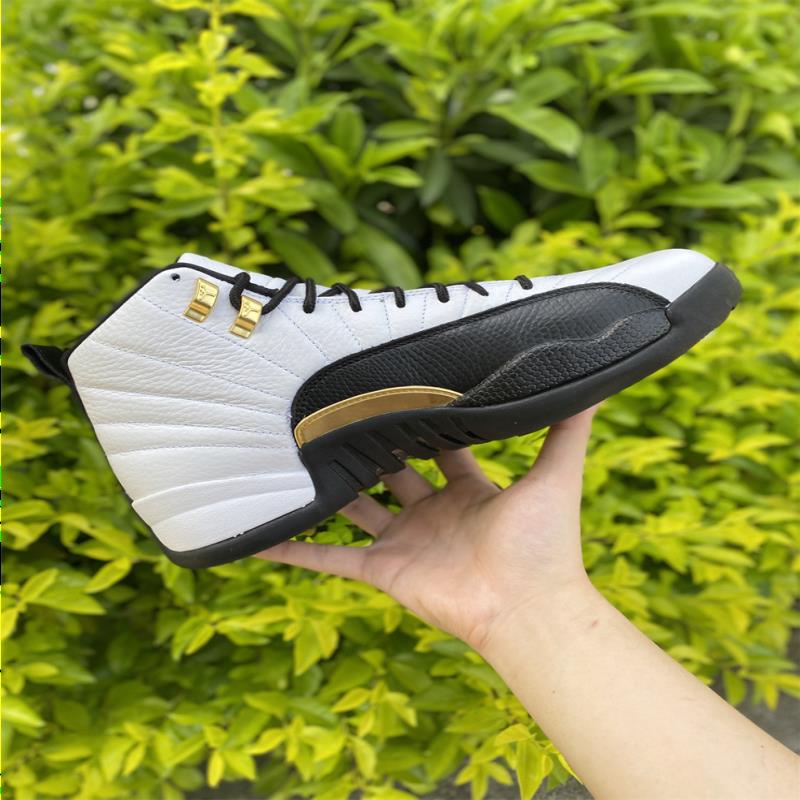 

Jumpman Basketball 12 Designer XII Shoes Mens 12s Black Box Royalty US7-13 Sneakers Size Sports With Ship White Kwkeh