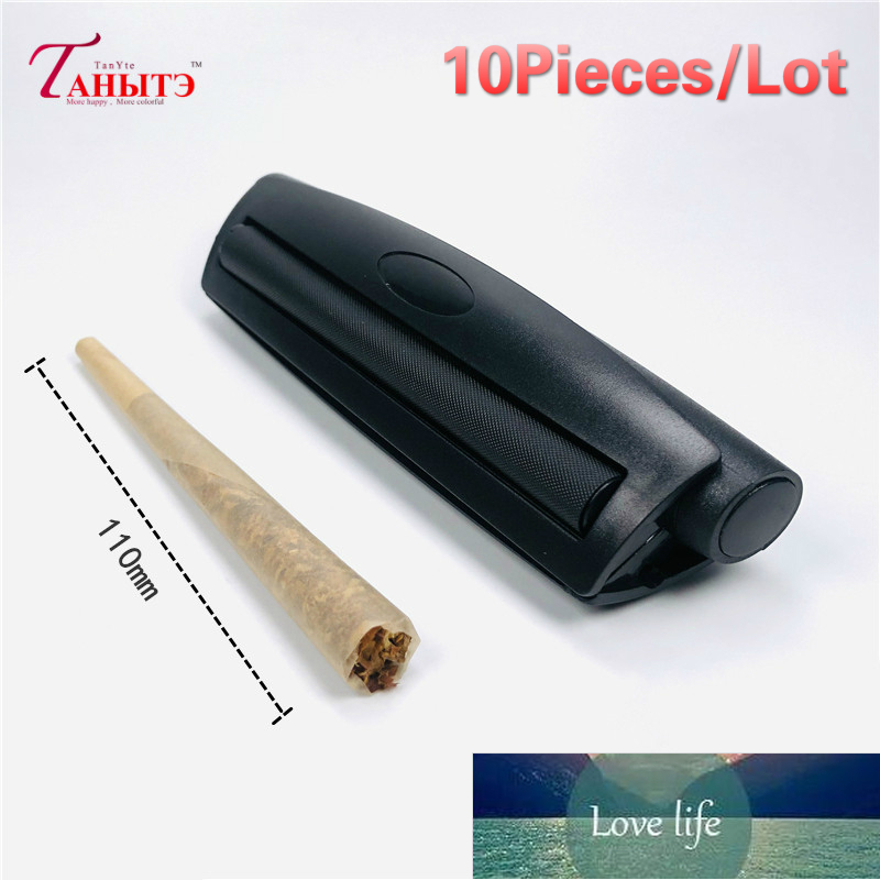 

10Pieces/Lot 110mm Portable Cigarette Rolling Machine Joint Cone Roller Manual Maker DIY Tool Plastic Tobacco Rolling Papers Factory price expert design Quality