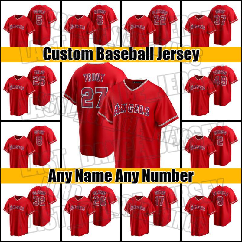 

Angels 17 Shohei Ohtani Jersey Los Angeles 6 Anthony Rendon Jerseys 25 Dexter Fowler 27 Mike Trout Jersey Jo Adell Dylan Bundy XBC5AX, Blue;black