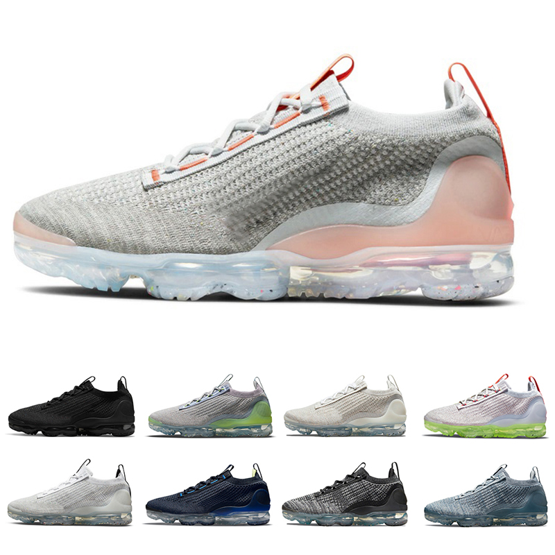 

handsome knit 2021 men women running shoes White Black Metallic Silver Oatmeal Warriors Oreo Full Pink Aqua and Mango mens trainers sports sneakers 36-45, Color#5