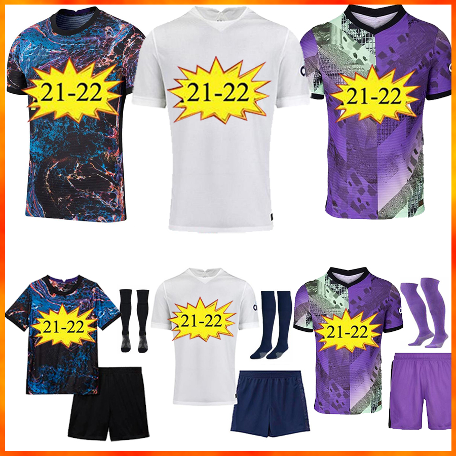 

21 22 adult kids kits soccer jerseys 2022 2023 SON-KANE-DELE-BALE-NDOMBELE-HOJBJERG-LO CELSO-SPURS 2021 home away 3rd camiseta de futebol toTtEnhAm football shirts, 21/22 away + patch