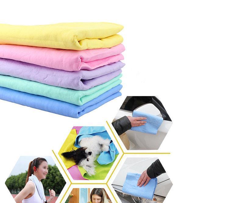 

2021 New Synthetic Multi-use Car Synthetic Chamois Leather Clean Dry Washing Wipe Cloth Towel