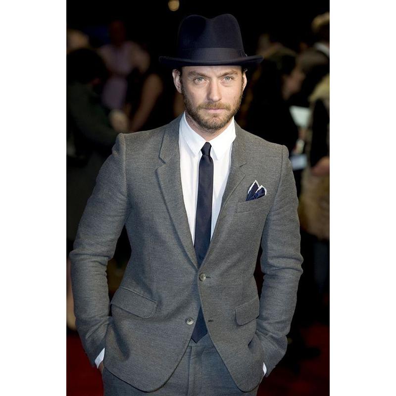 

Men's Suits & Blazers Custom Made Classic Grey Mens English Notched Lapel Slim Suit Fashion Man Tailor's Wedding Men (Jacket+Pants), Beige