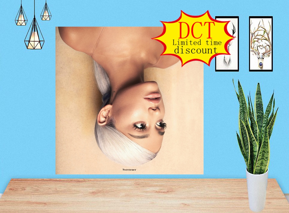 

sweetener cover ariana grande sweetener Album Poster Music Cover silk Art Print