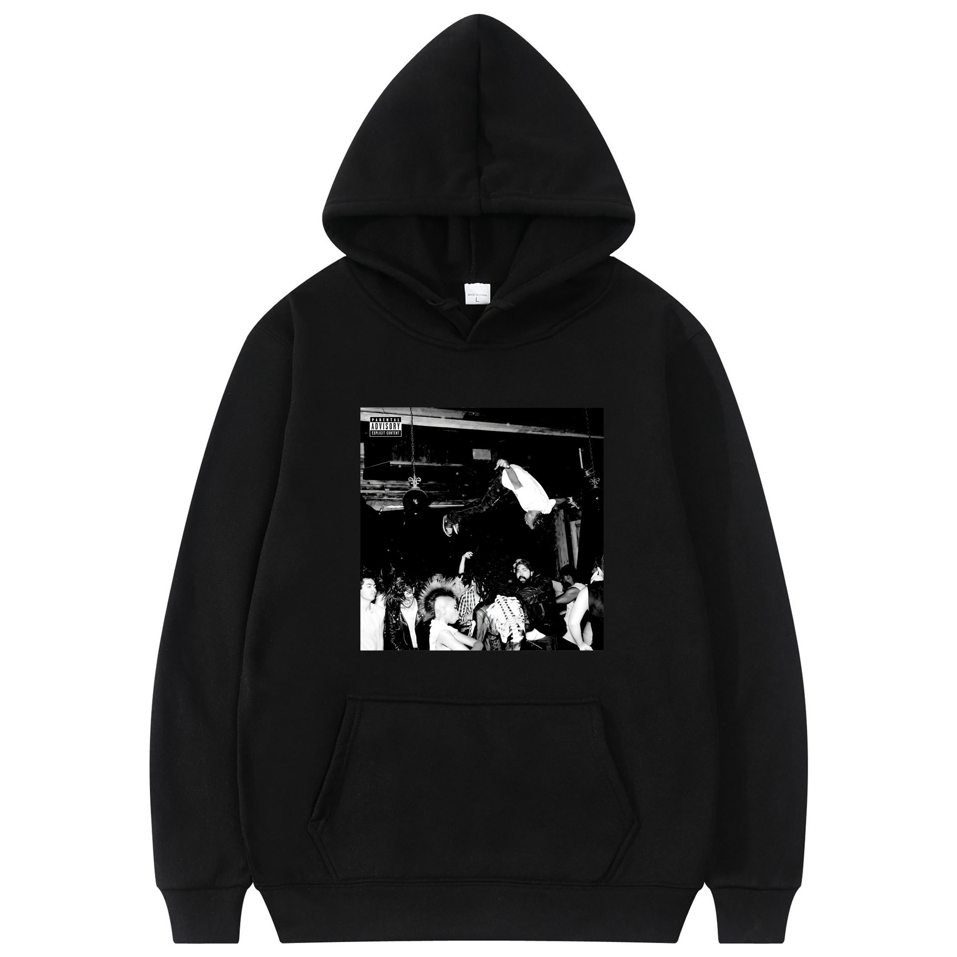 black adidas crew neck