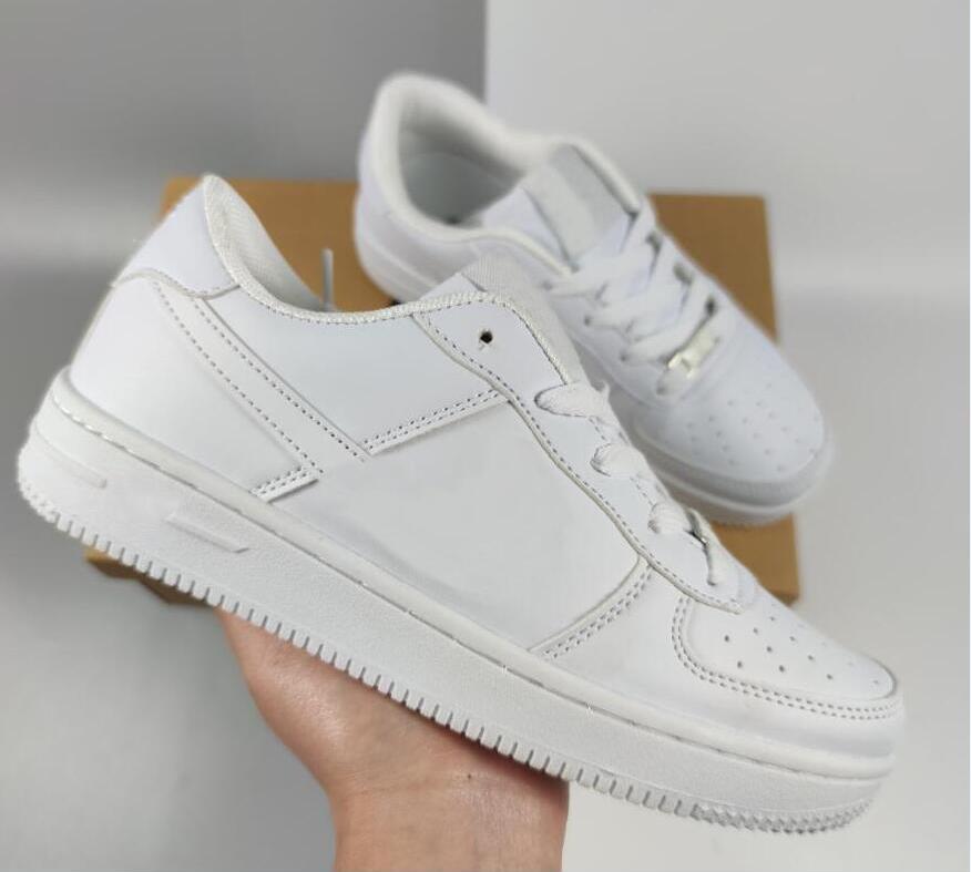 

Discount Women Running Shoes Sports Skateboarding Ones Shoe Low Cut All White Outdoor Trainers Sneakers dh2920-111 Dress Shoe, Black