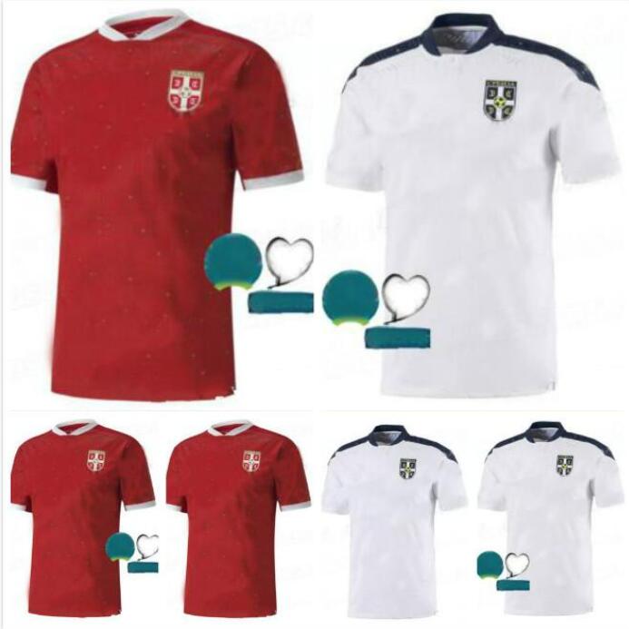 

2021 Top quality Serbia home red soccer Jersey 20 21 Srbija away MITROVIC TADIC KOLAROV SERGEJ MATIC KOSTIC IVANOVIC Shirt Uniform, Black;yellow