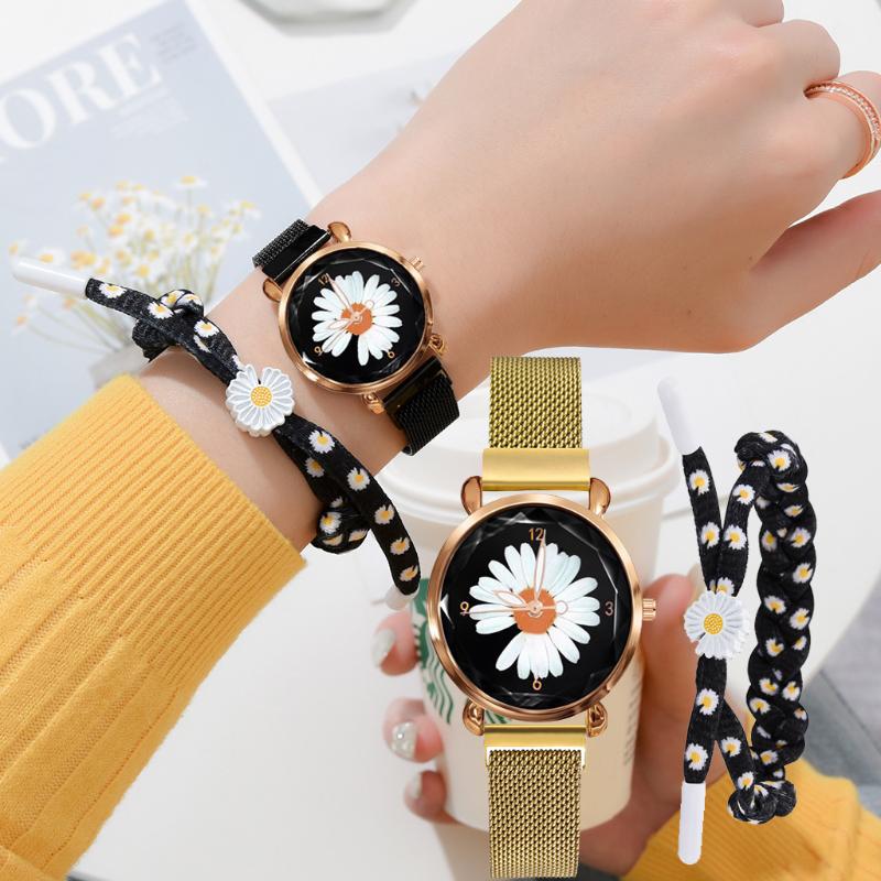 

Wristwatches Women's Watches Luxury Women Watch Stainless Steel Strap Cartoon Dial Bracelet Gift Female Clock Montre Femme, Watch-xr4353-6