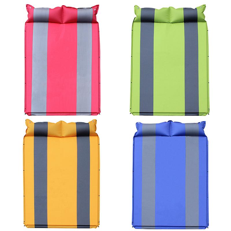 

Outdoor Pads Inflatable Sleeping Mat Furniture Mattress With Pillows Self-inflating Double Thicker And Wider Hiking Camping Lunch