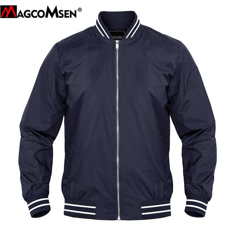 

MAGCOMSEN 2021 Spring Men Casual Jackets Lightweight Windbreaker Bomber Pilot Coat Outerwear Fashion College Baseball Jacket Man X0621, Wine red