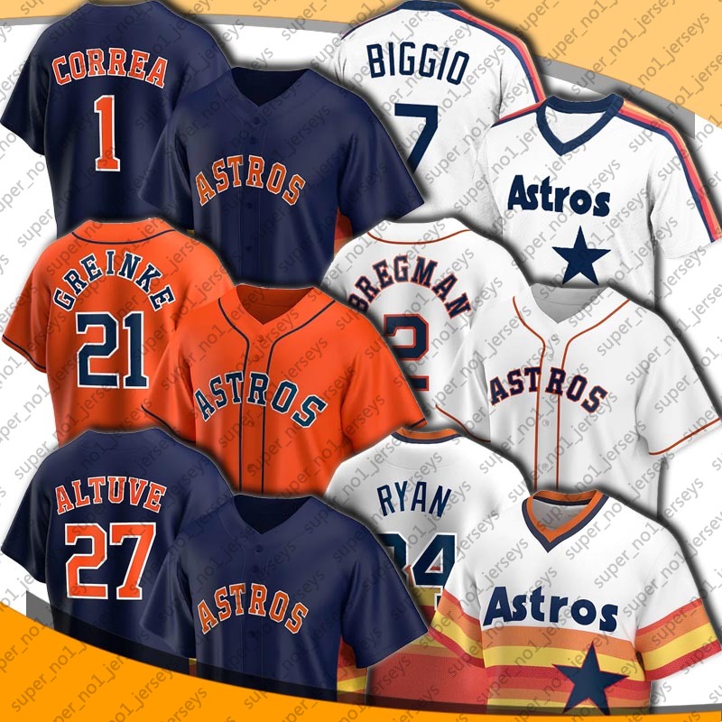 

Houston 27 Jose Altuve Jersey Astros 21 Zack Greinke Alex Bregman Jerseys Carlos Correa Yordan Alvarez Jersey Yuli Gurriel Justin Verlander, Nk custom (taikr)