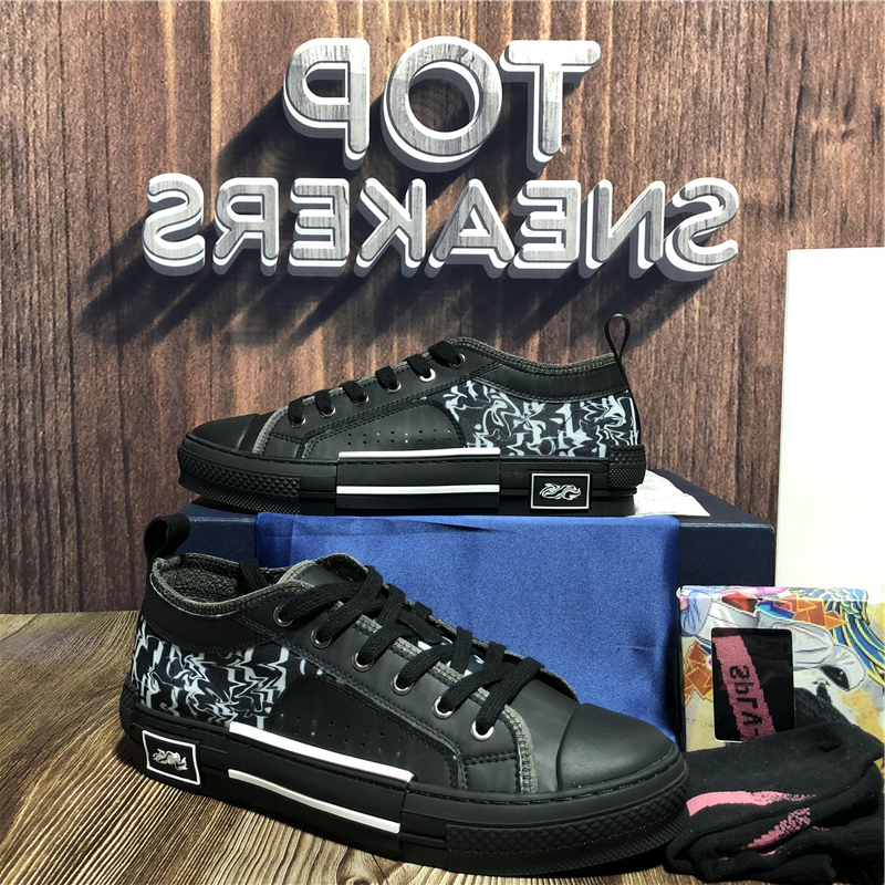 

2021 Top Quality B23 Men Women Designers Shoes Mens Womens Fashion Pairs Outdoor Platform Oblique Technology Canvas Trainers Sneakers With