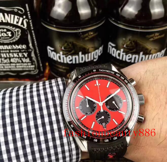 

New Men's Watch Multifunctional Quartz Chronograph Clasp Boutique Wrist Watch, Water proof18m