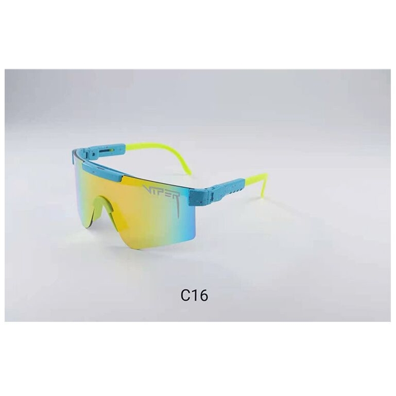 

Pitper glasses one-piece real film plated pit viper UV resistant Sunglasses outdoor sports sunglasses