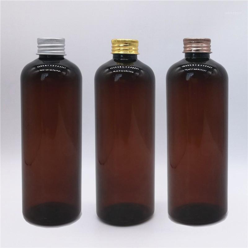 

Storage Bottles & Jars 300ml Empty Shampoo Lotion Cosmetics Bottle PET Plastic Container With Aluminum Screw Lid 10 OZ Liquid Soap