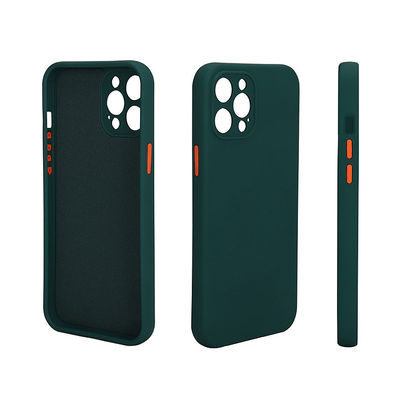 

Pure Color Soft TPU Phone Cases For iPhone 11 12 Pro Max 12Mini Ultra Thin Rubber Full Protective Back Cover, Camellia red