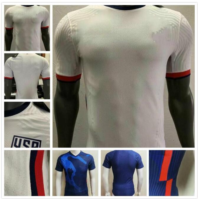 

2021 United States soccer jerseys 21 22 us PULISIC YEDLIN BRADLEY national team WOOD DEMPSEY ALTIDORE USMNT Football Shirt Player version, Grey