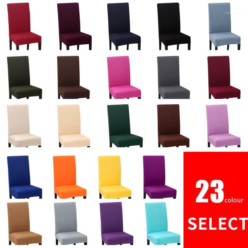 

Chair Covers 23 Colors Cover Spandex Removable Elastic Dininner Seat Protection For Wedding Banquet El Stretch
