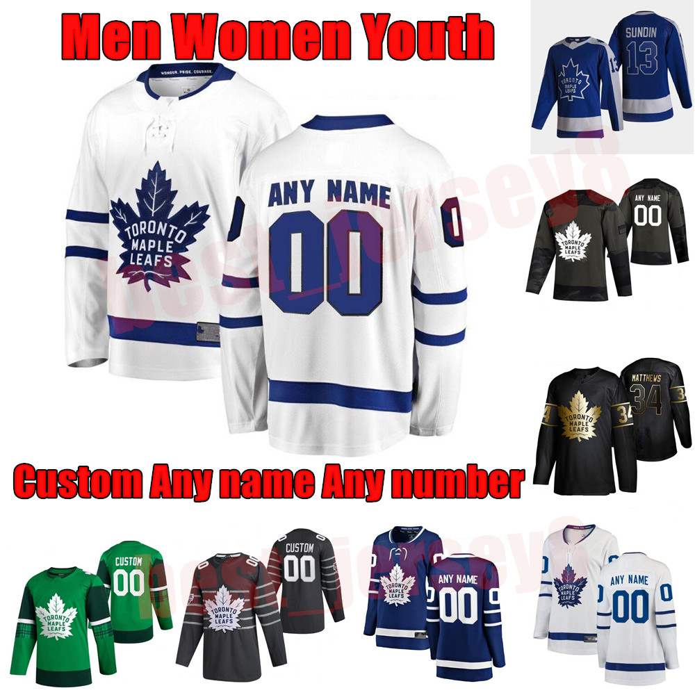 

Toronto 2021 Reverse Retro Jerseys Joey Maple Anderson Jersey Auston Leafs Matthews Mitchell Marner John Tavares Frederik Andersen Custom, As shown in illustration