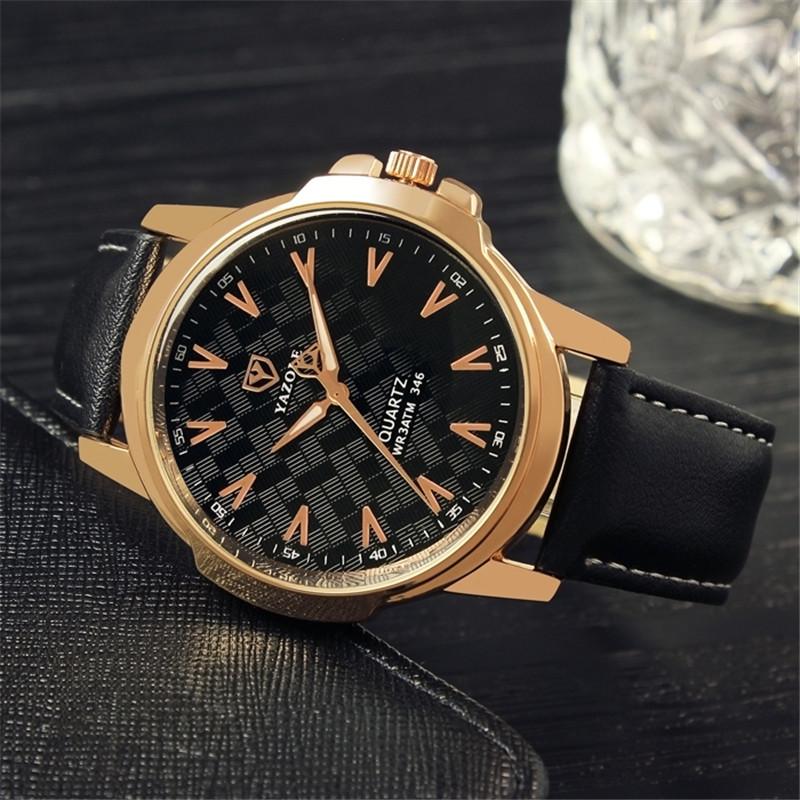 

Wristwatches Men Leather Strap Watch Waterproof Quartz Watches Business Fashion Wholesale Relogio Masculino Reloj