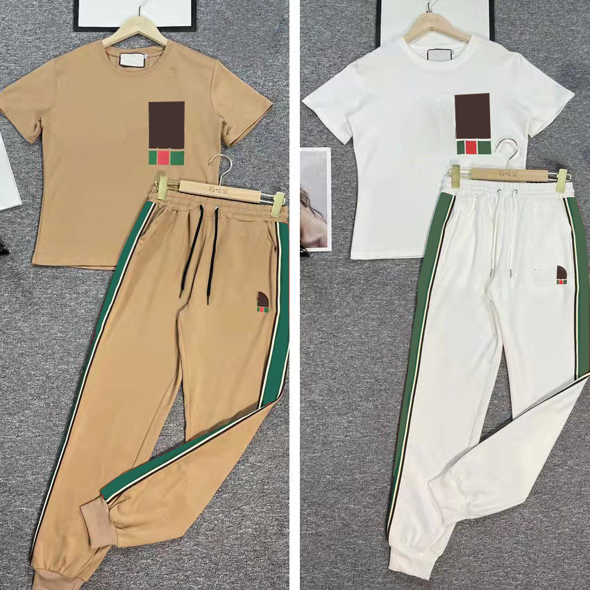 Tours de survêtement Lady Sumy Saisons de bas à manches courtes avec lettres imprimées Fashion Slim Tracksuit deux pièces Pantalon Design Vêtemen