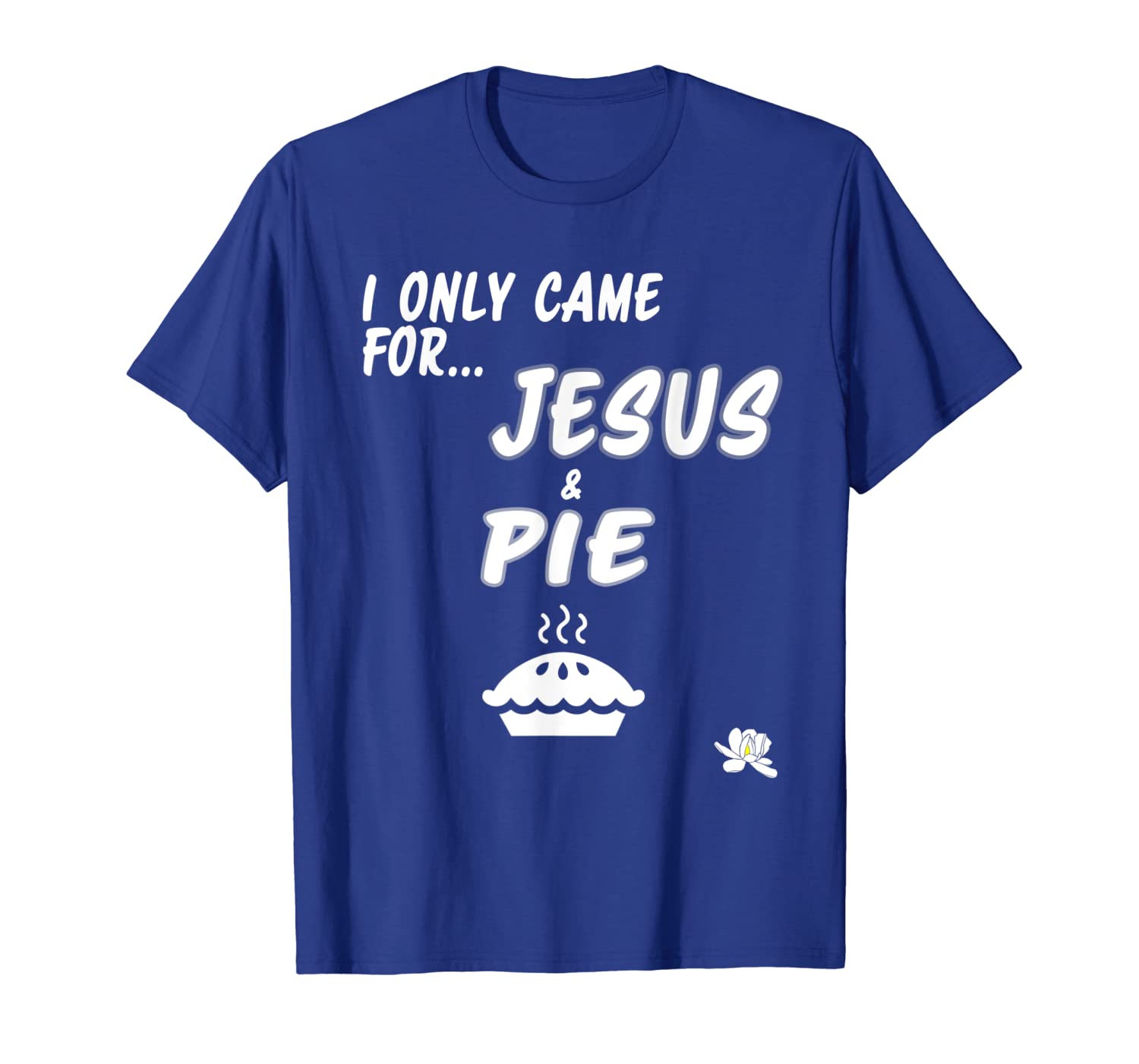

jesus pie with magnolia emblem, White;black