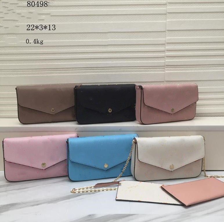 

Leather clutch for women Evening Bags fashion chain purse lady shoulder bag handbag presbyopic mini package messenger card holder 80498--3846, Rose red